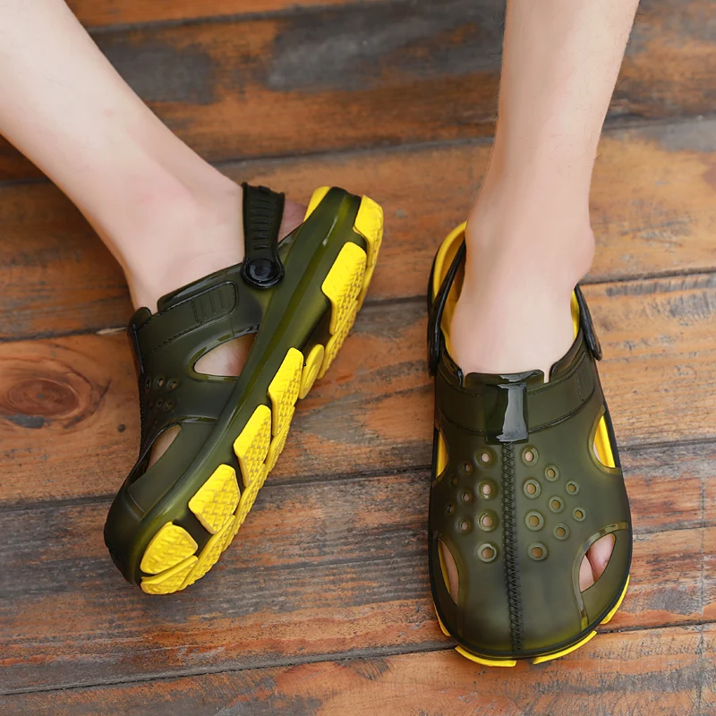 

New Men Sandals Summer Flip Flops Slippers Men Outdoor Beach Casual Shoes Cheap Male Sandals Water Shoes Sandalias