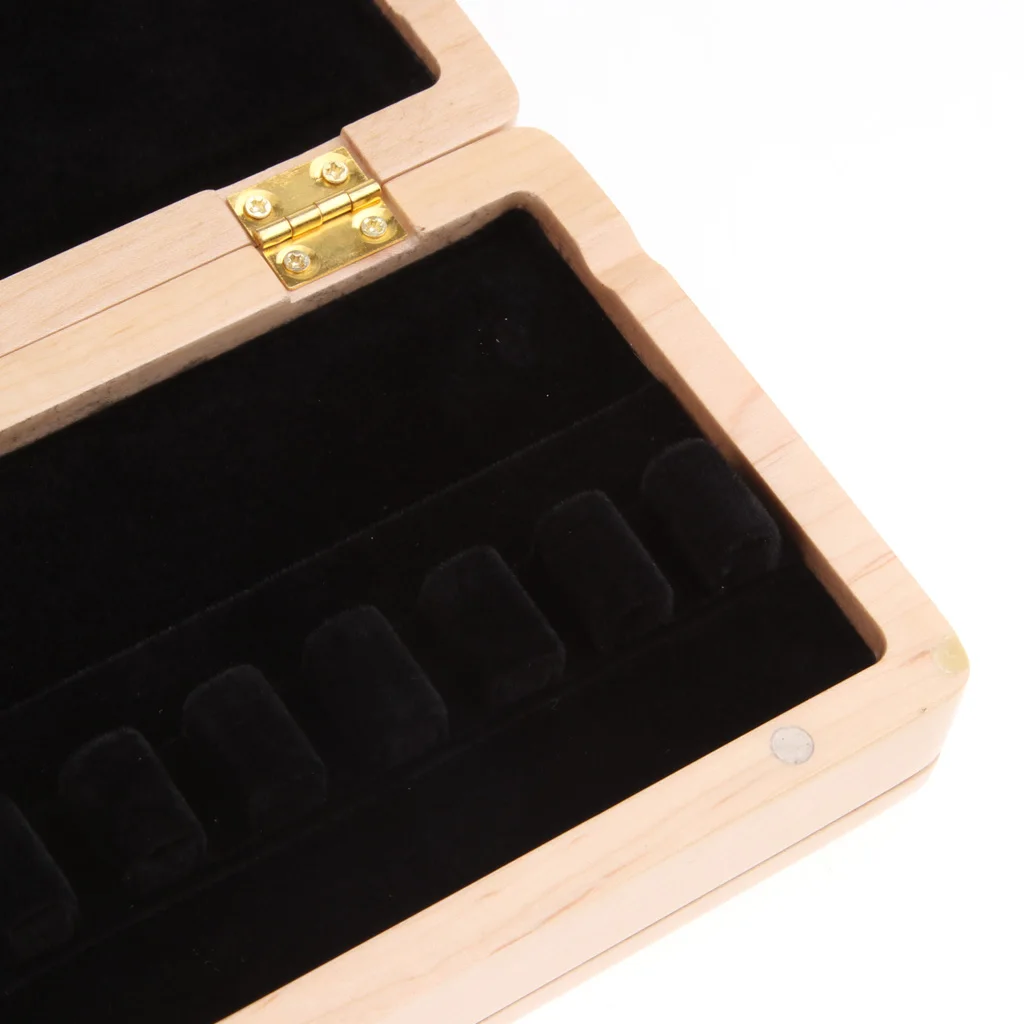 

Solid Wood Bassoon Reed Case with Internal Thicken Flannel for 22 Pieces Reeds