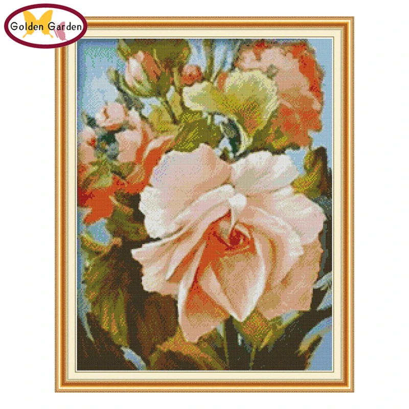 

Картины для вышивки крестиком GG Malus Crabapple 11CT 14CT китайские наборы для вышивки крестиком Joy Sunday для домашнего декора