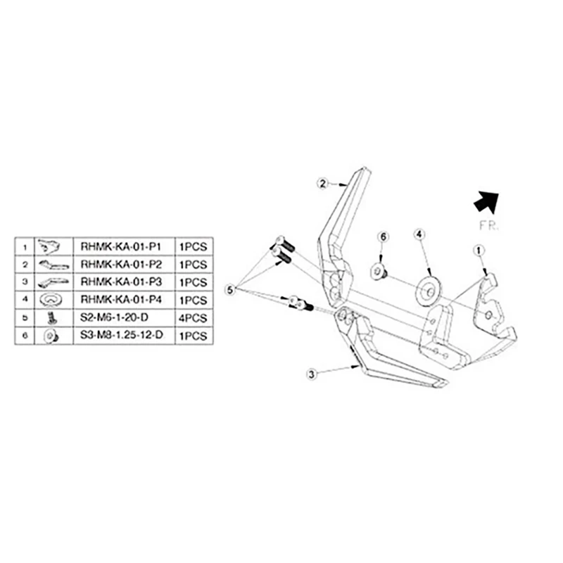 

Motorcycle Rear Passenger Seat Handle Grab Bar Hand Rail for Kawasaki NINJA 300 Z300 2013 -2016