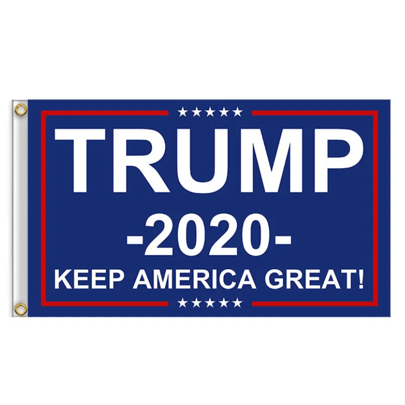 Флаг Трампа 150 2020x90 см двусторонний Печатный флаг Дональда стандарта Keep America Great