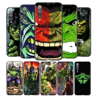 marvel hulk for xiaomi mi 8 9 10 11 10i 11i 10 10 11pro a3 9t 10t lite pro se ultra 5g black soft phone case