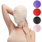 Многоцветный мягкий головы маска БДСМ бандаж наручники для Секс-игрушки для пары ролевая игра секс наказание раба головные уборы Фетиш взрослые игры