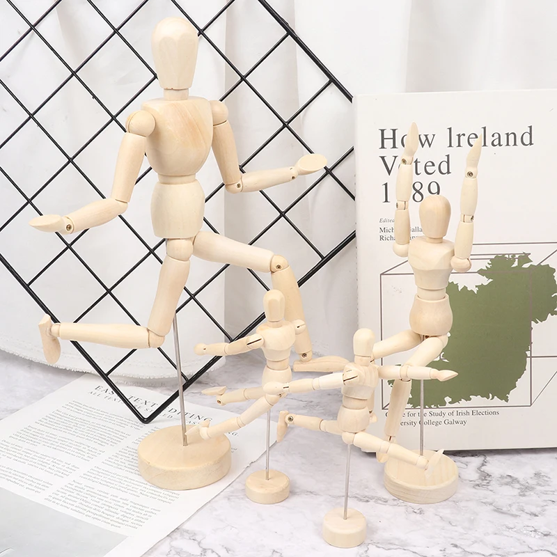 Деревянная модель для скетчинга человека манекен рисования | Дом и сад