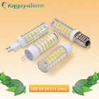 Светодиодная лампа Kaguyahime G9 G4 E14, диммируемая лампа 3 Вт, 5 Вт, 9 Вт, 12 В, 220 В, светодиодная лампа G4 G9, точесветильник светильник, сменная галогеновая лампа для люстры