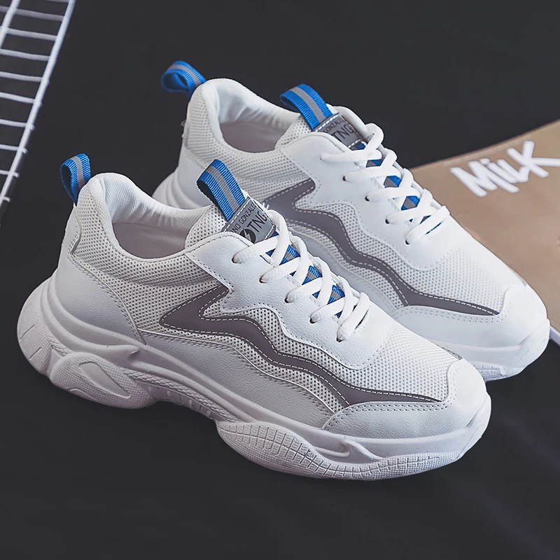 Мужские повседневные кроссовки 2019 самые стильные легкие дышащие большого папы