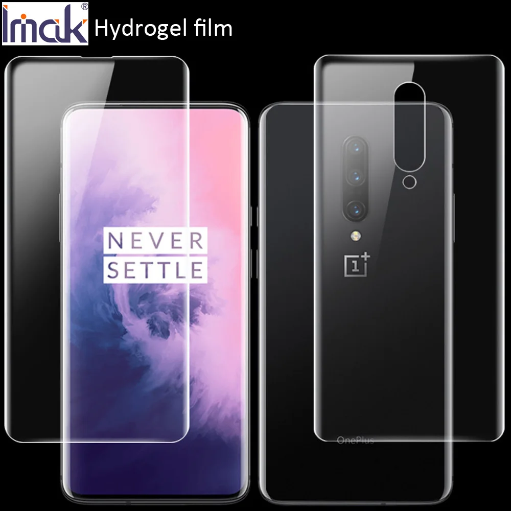 Гидрогелевая пленка imak 3 III для Oneplus 7 Pro прозрачная защитная переднего и заднего