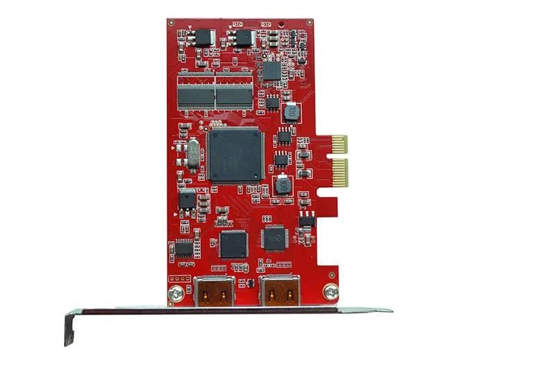 &quotE ZHOU&quot EZCC7621 HDMI HD карта захвата PCI E видеоадаптер 1080P один в двухпортовый