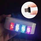 Автомобильный интерьер Mini USB рассесветильник вающий свет светодиодный моделисветильник для Toyota Camry Corolla RAV4 Yaris HighlanderLand CruiserPRADO