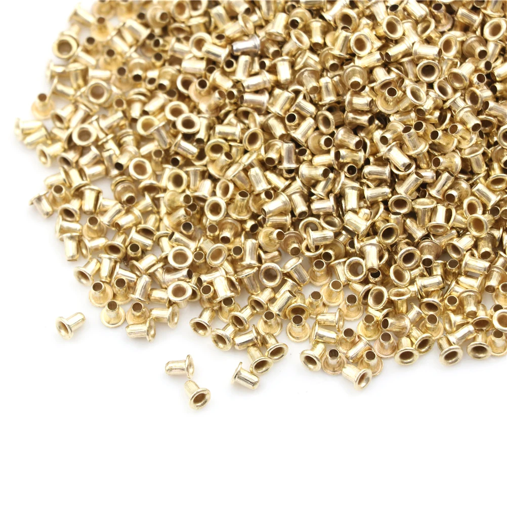 

700pcs Beekeeping Brass Frame Eyelets, Bee Beehive Threading Hole Box Nest Foundation Copper Eye for Beekeeper Bee Equipment