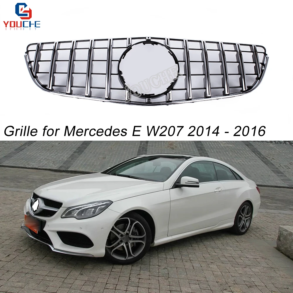 GT Look решетчатая решетка передней решетки для Mercedes E Class W207 двухдверный купе