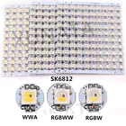 4Pin WS2812B RGB SK6812 RGBW RGB + WW светодиодный чип 5050 SMD Индивидуальный Адресный чип пикселей 5 в с радиатором печатная плата (10 мм * 3 мм)