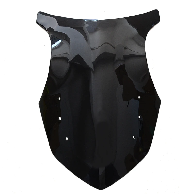 Ветровое стекло с двойными пузырьковыми дефлекторами черный для Kawasaki Ninja 1000 Sx