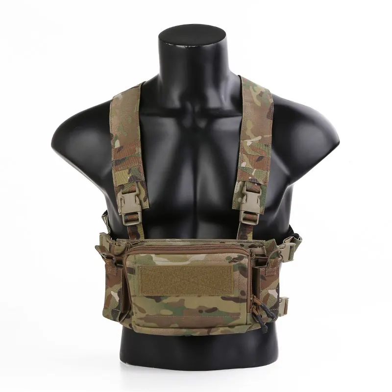 Emersongear Tactical D3CR Micro Chest Rig Mini Spiritus Airsoft Hunting Vest Military Army Carrier Vest Easy Armor W Mag Pouches