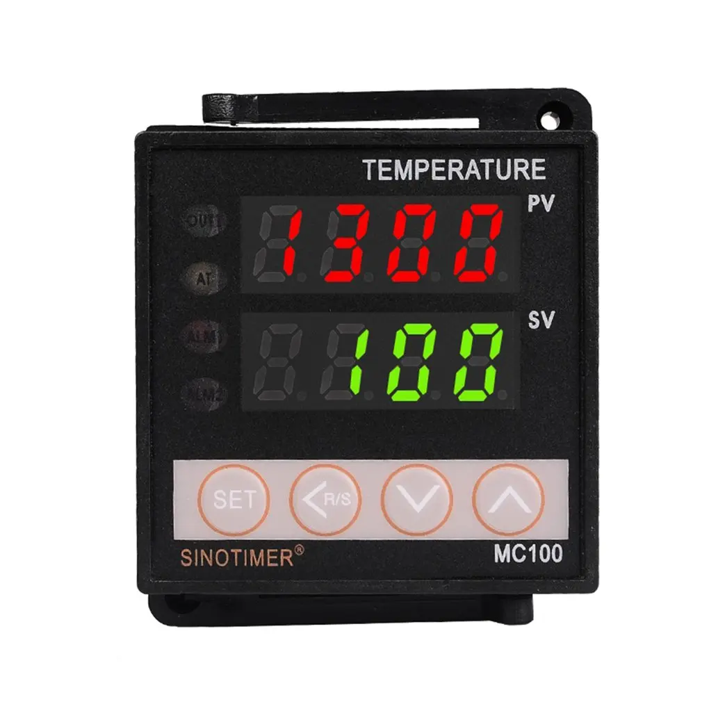 

0-10V Analog Output Universal Thermocouple PT100 Input Digital PID Temperature Controller Thermostat For Heat Cool With Alarm
