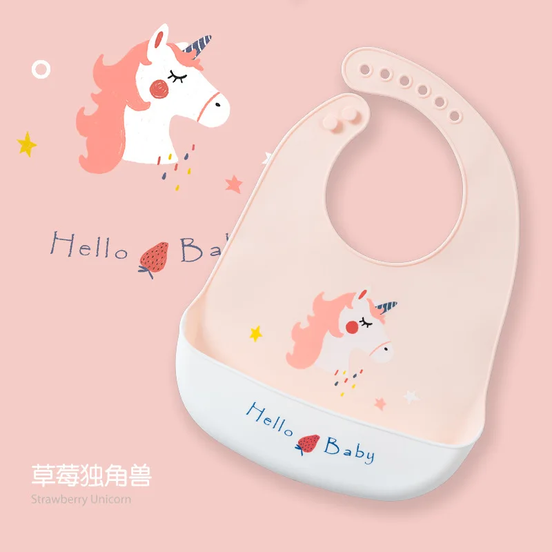 Baberos impermeables de silicona para beb&eacute;s, ropa de alimentaci&oacute;n para reci&eacute;n nacidos, ajustable, diferentes estilos-5