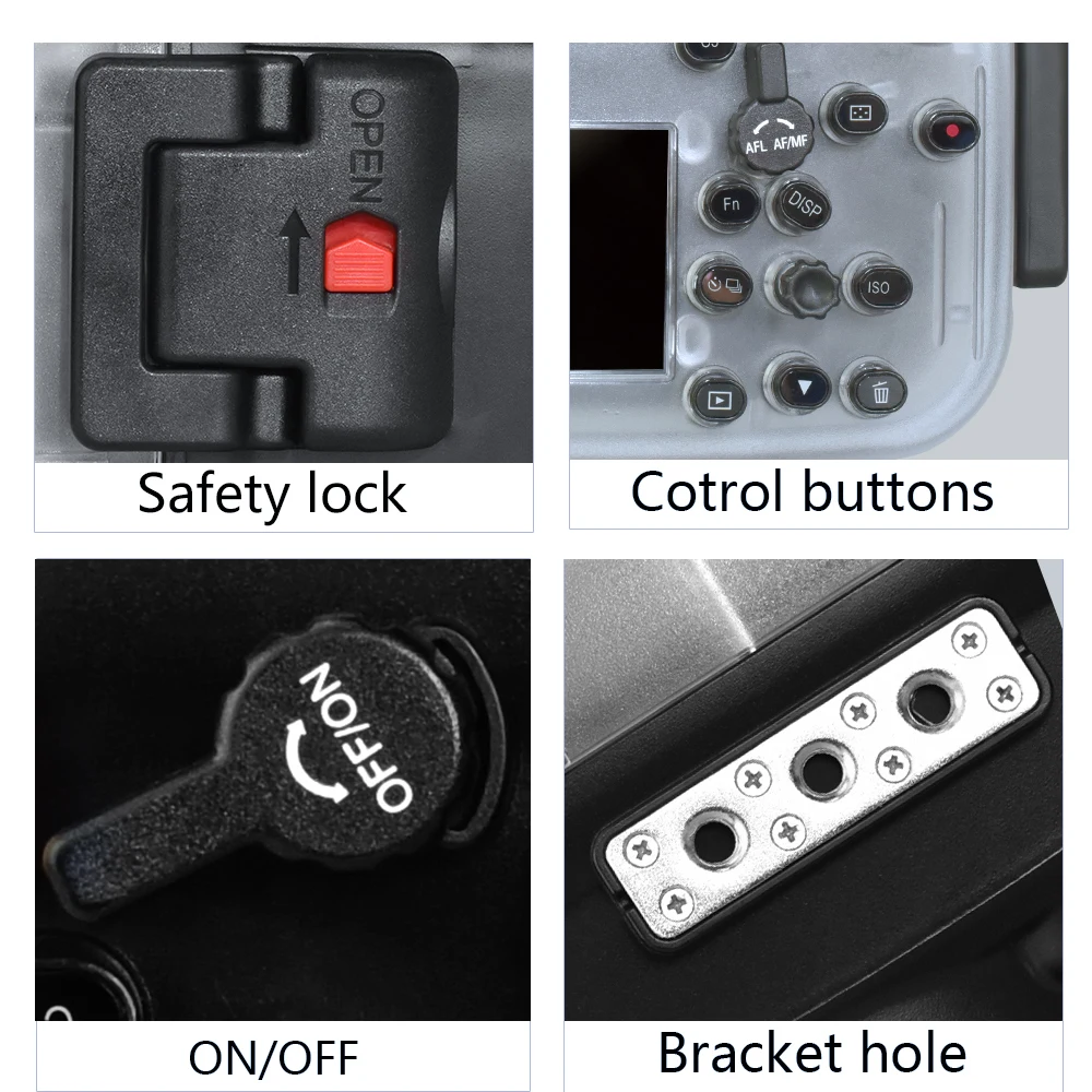 Водонепроницаемый чехол для камеры Seafrogs корпус подводного погружения 40 м 130