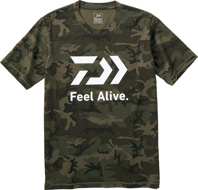 Новинка 2020 футболка DAIWA DAWA для рыбалки быстросохнущая дышащая одежда с принтом и