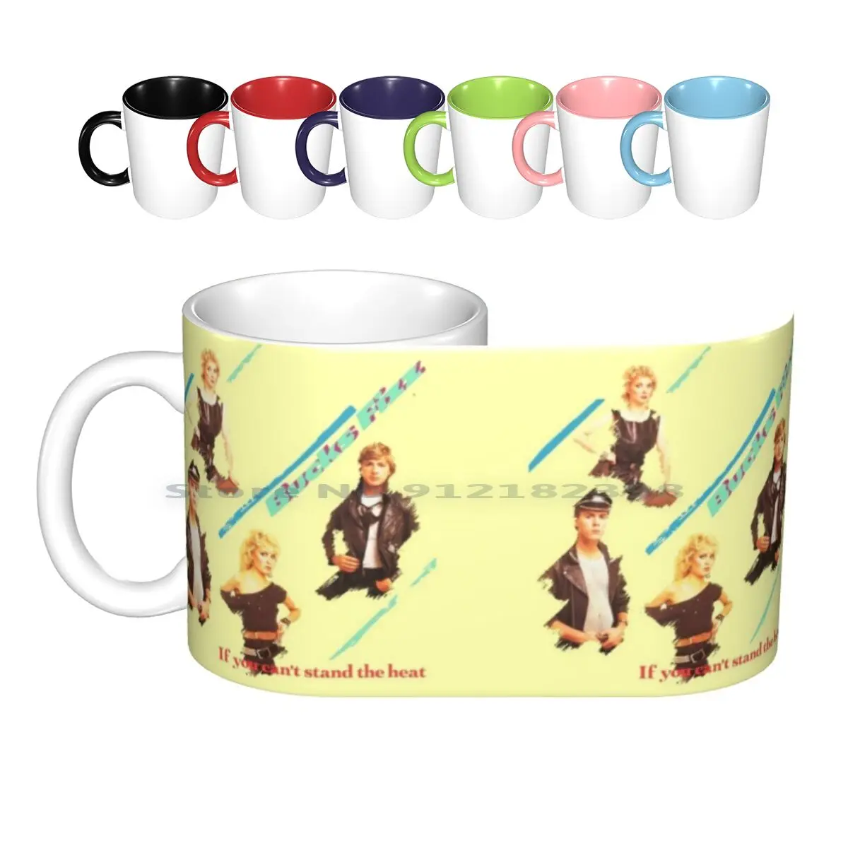 

Fizz-If You Can't Stand The Heat Ceramic Mugs Coffee Cups Milk Tea Mug Fizz If You Cant Stand The Heat Making Your Mind Up Pop