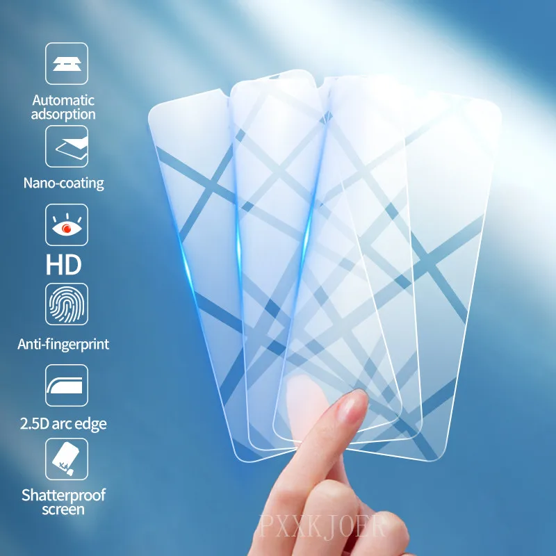 

3Pcs Screen Protector Tempered Glass For Samsung galaxy S21 Plus S20 FE A32 A12 A02S A72 Protective Glass For Samsung S20 FE A52