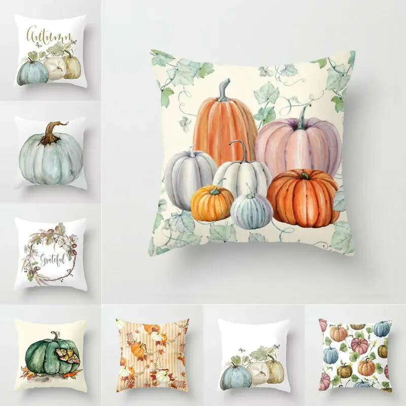 Наволочка с принтом в виде тыквы Фокус или лакомство на Хэллоуин 2019|Наволочка| |