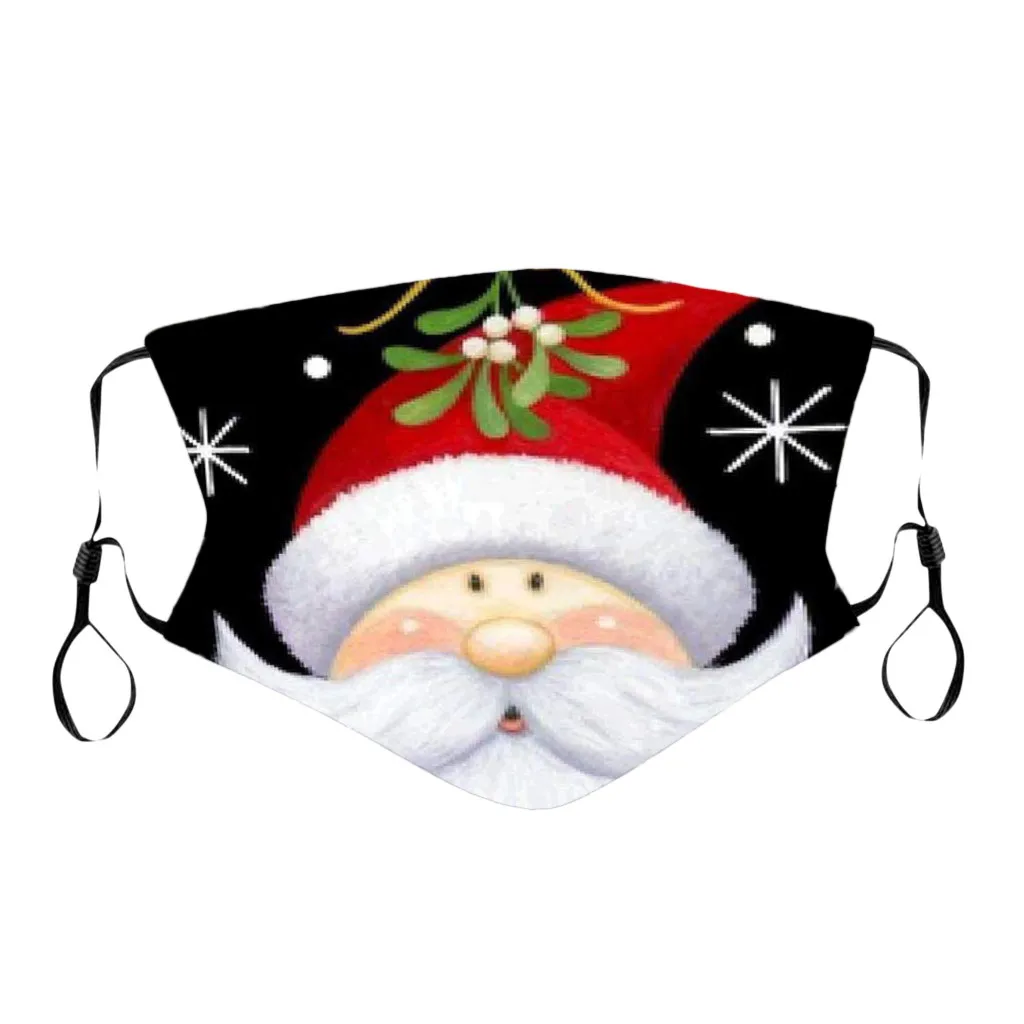 

Christmas Print Mask PM2.5 Outdoor Washable Reuse Face Mask Printing Mouth Mask Soft Face Mask Breathable Masque Facial Mask