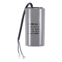 uxcell cbb60 run capacitor 40uf 450v ac 2 wires 96x50mm with terminal for pump motor