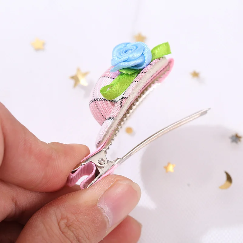 Лидер продаж милая шляпа заколки для волос маленьких девочек Вечерние туфли на