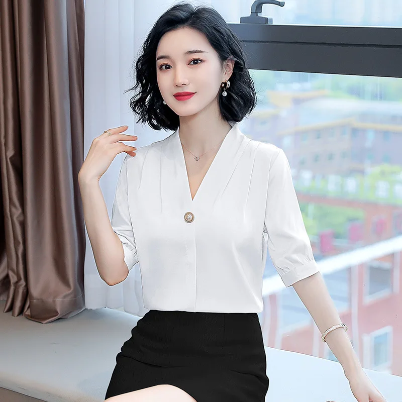 

2021 new fashion T-shirt slim bottoming shirt spring and summer Korean short sleeves