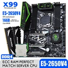 Материнская плата HUANANZHI F8 X99 с Intel XEON E5 2650 v4 с 2X8 ГБ = 16 Гб DDR4 REG ECC память комбинированный комплект NVME SATA 3,0