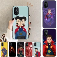 doctor strange marvel hero clear phone case for huawei honor 20 10 9 8a 7 5t x pro lite 5g black etui coque hoesjes comic fash