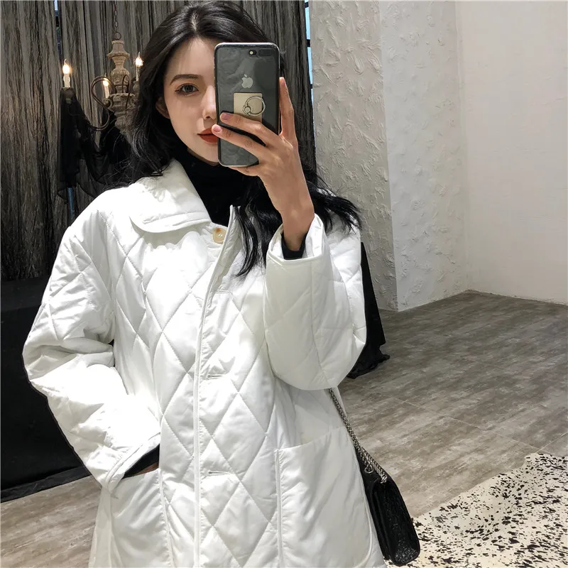 

Alien Kitty White Long Coat Women Thick Warm Female Coats and Jackets Mujer 2021 New Winter Parka Jacket Woman Elegant Clothes