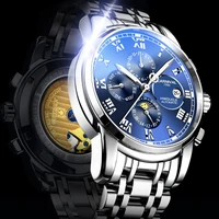 carnival original luxury brand automatic mechanical watches fashion stainless steel waterproof watch business gifts relogio