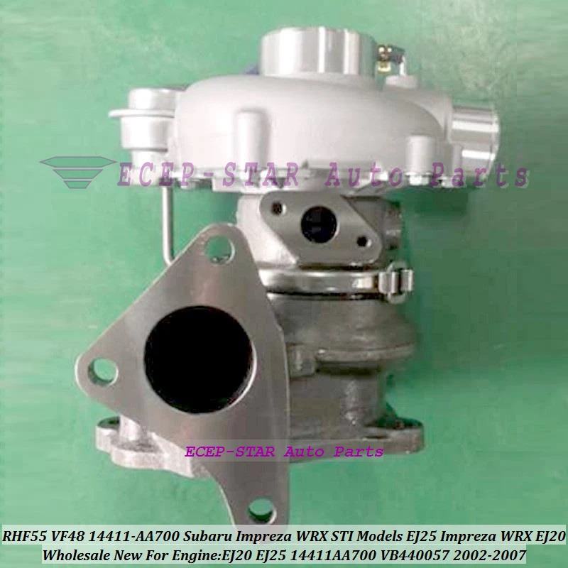 Турбо RHF55 VF48 VB 440057 14411AA700 14411-AA700 Турбокомпрессор для моделей Subaru Impreza WRX STI EJ25 EJ20 2.0L