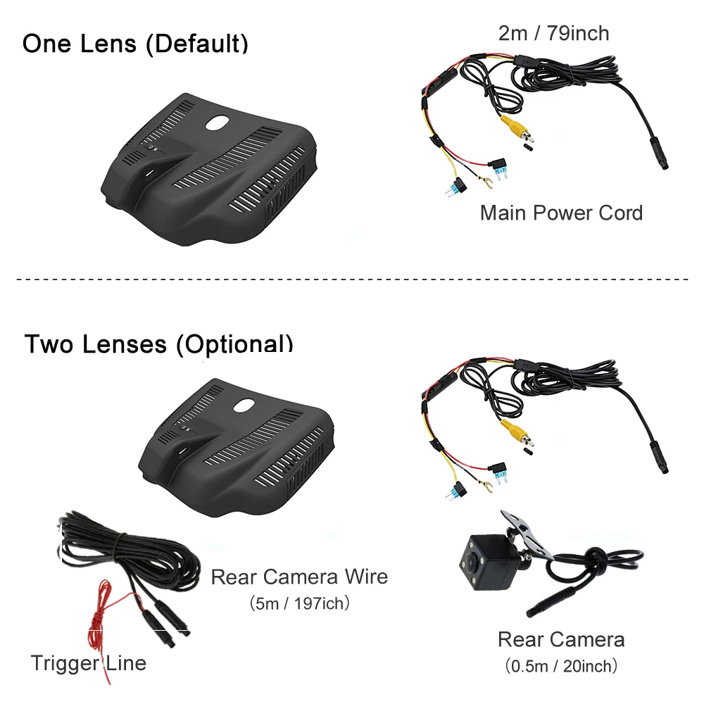 Автомобильный видеорегистратор регистратор с Wi Fi цифровой для Mercedes Benz A Class W177 V177