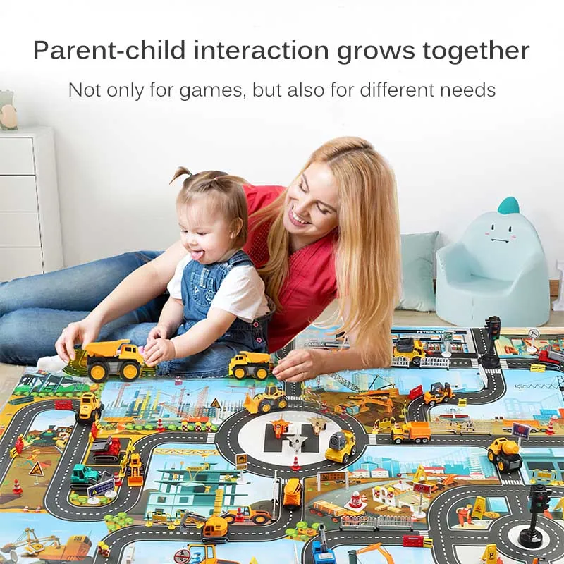 

Educational City Traffic Car Park Play Mat Car Park Play Mat Waterproof Parking Lot Kids Play Mat Parking Lot Kids Play Mat