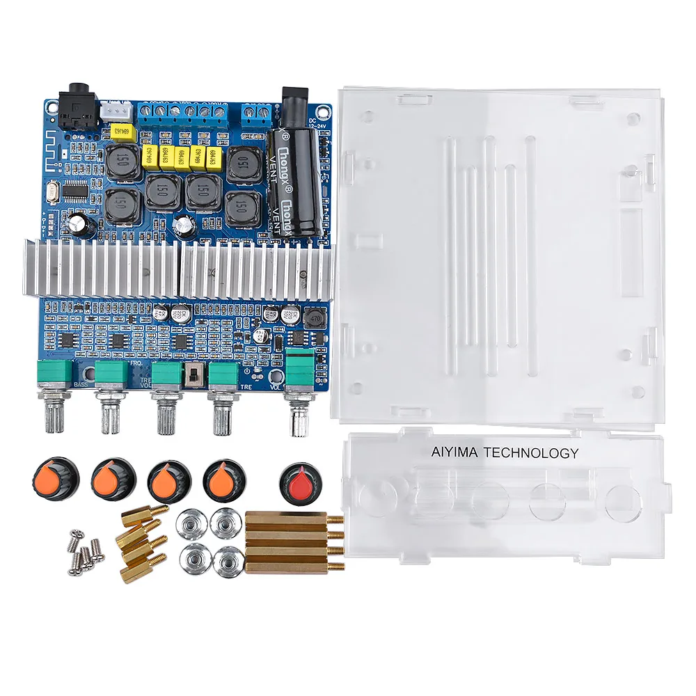 Цифровой усилитель мощности AIYIMA TPA3116 50 Вт * 2 + 100 Bluetooth сборная плата TPA3116D2 HIFI 1