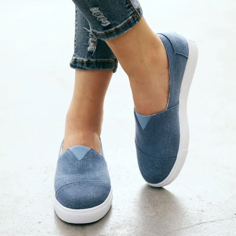 Женские холщовые Туфли эспадрильи повседневные лоферы без застежки плоская