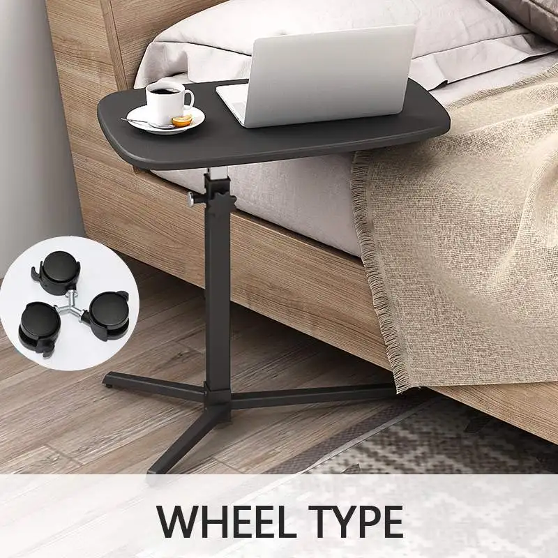 Стол компьютерный складной с подвижным диваном регулируемый деревянный