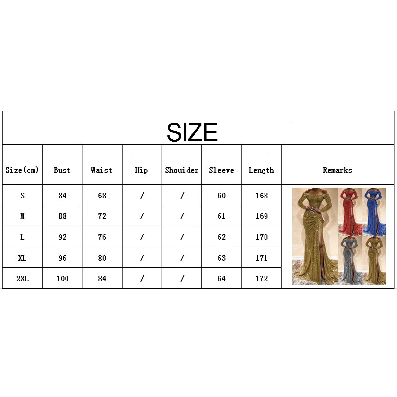 

Deep V Neck Sexy Sequin Dress Women Solid Golden Bodycon Winter Female Elegant High Split Maxi Dress