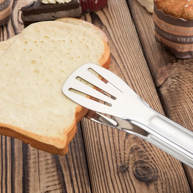 

Stainless Steel Clamp Kitchen BBQ Bread Utensil Set Barbecue Tong Fried Steak Shovel Fried Fish Shovel Clamp Kitchen Bread Meat