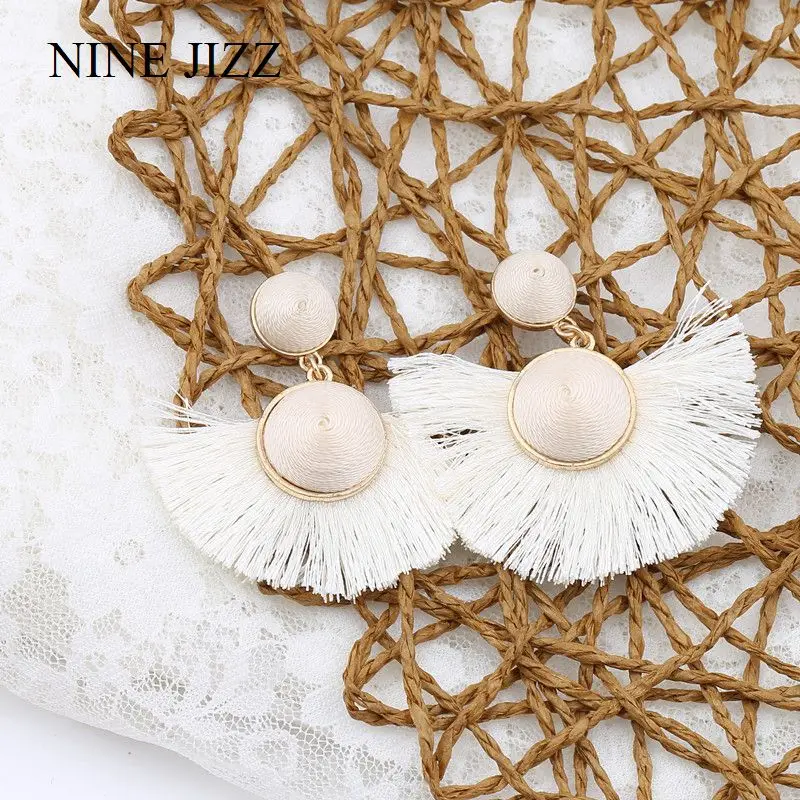 Серьги-подвески женские в этническом стиле с кисточками | Украшения и аксессуары