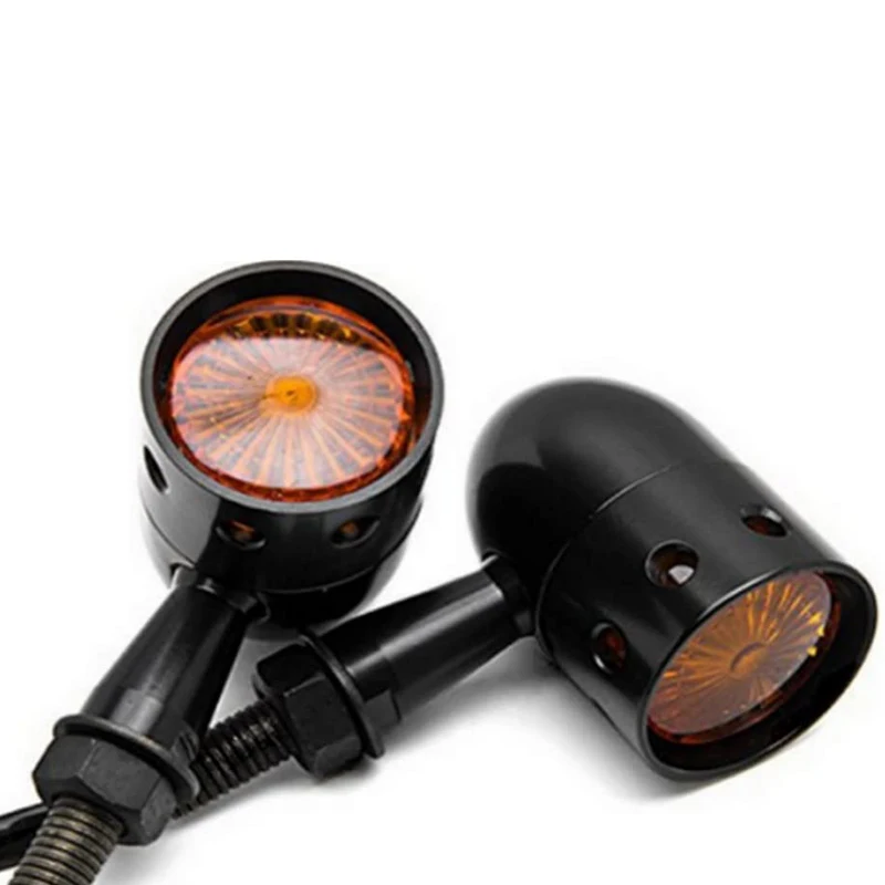 

Amber Universal Motorcycle Lens Retro Halogen Turn Signal Bulb Turn Signal Used for Side Indicators of Most Motorcycles