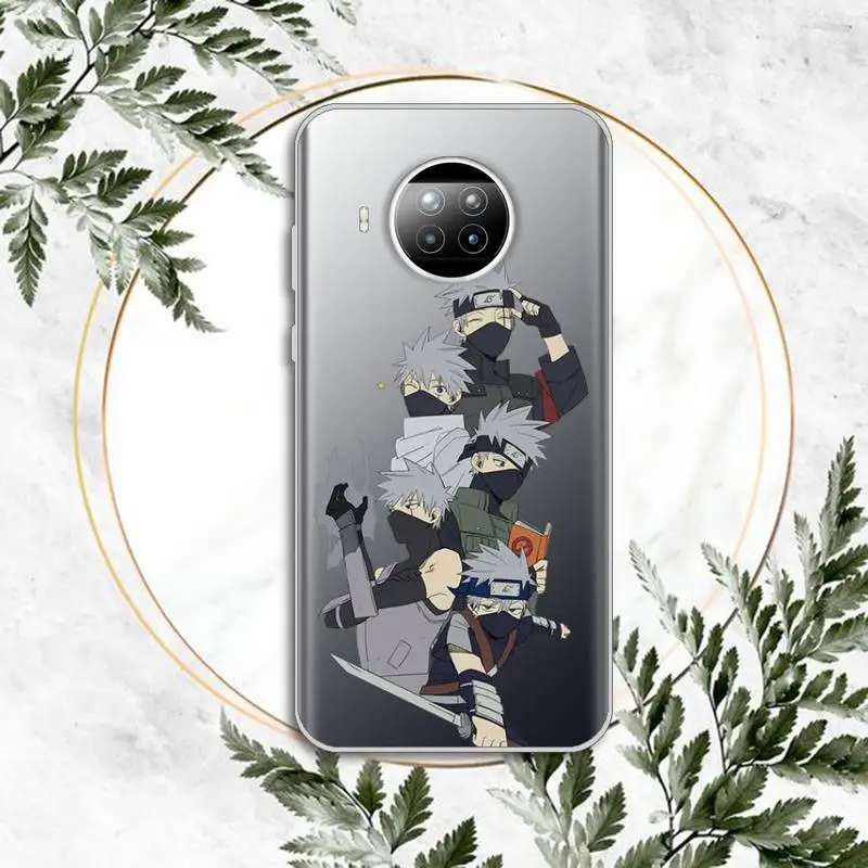 

Kakashi Japan anime Phone Case Transparent for Xiaomi Redmi note 10 t 8 9 pro lite 11