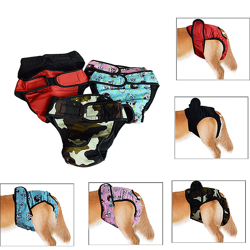 Хлопковые физиологические штаны для собак нижнее белье домашних животных