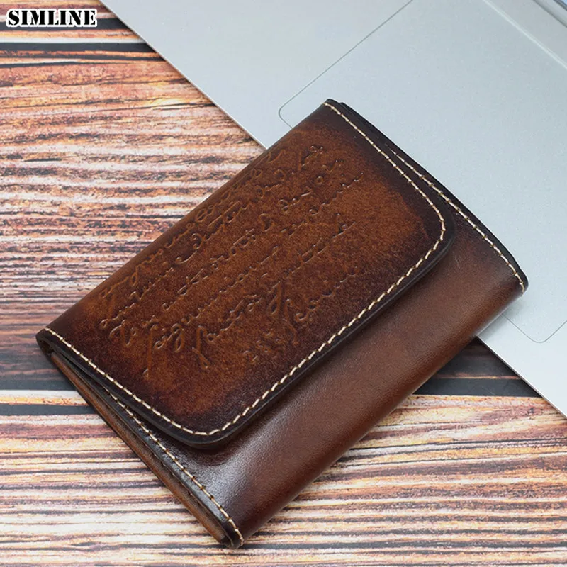 Кошелек из 100% натуральной кожи держатель для кредитных карт женщин и мужчин