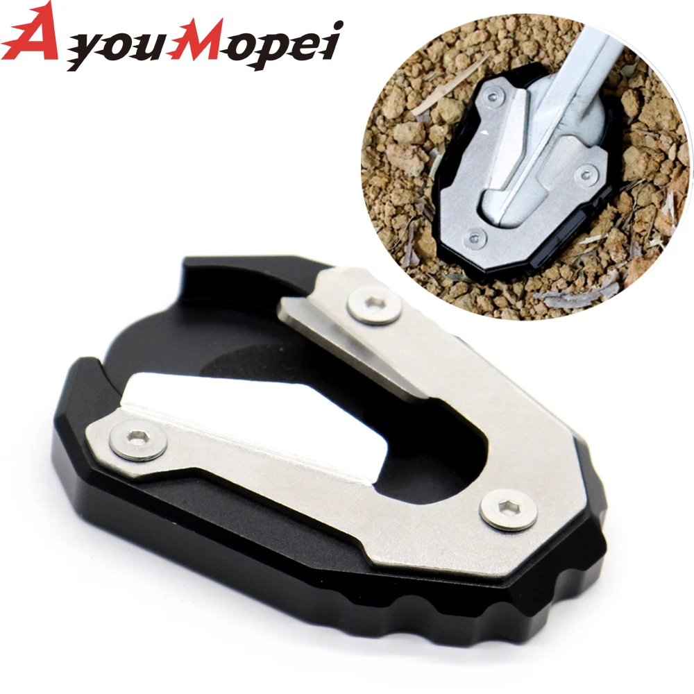 

Motorcycle Accessories Foot Enlarger Stand Extension Plate Side Foot Kickstand For Tiger 900 Rally PRO 2021-2022