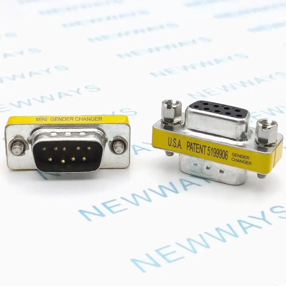 Db9 9Pin/ Female To Female/ Male/ Male Mini Gender Changer Adapter Rs232 серийный разъем | Обустройство дома