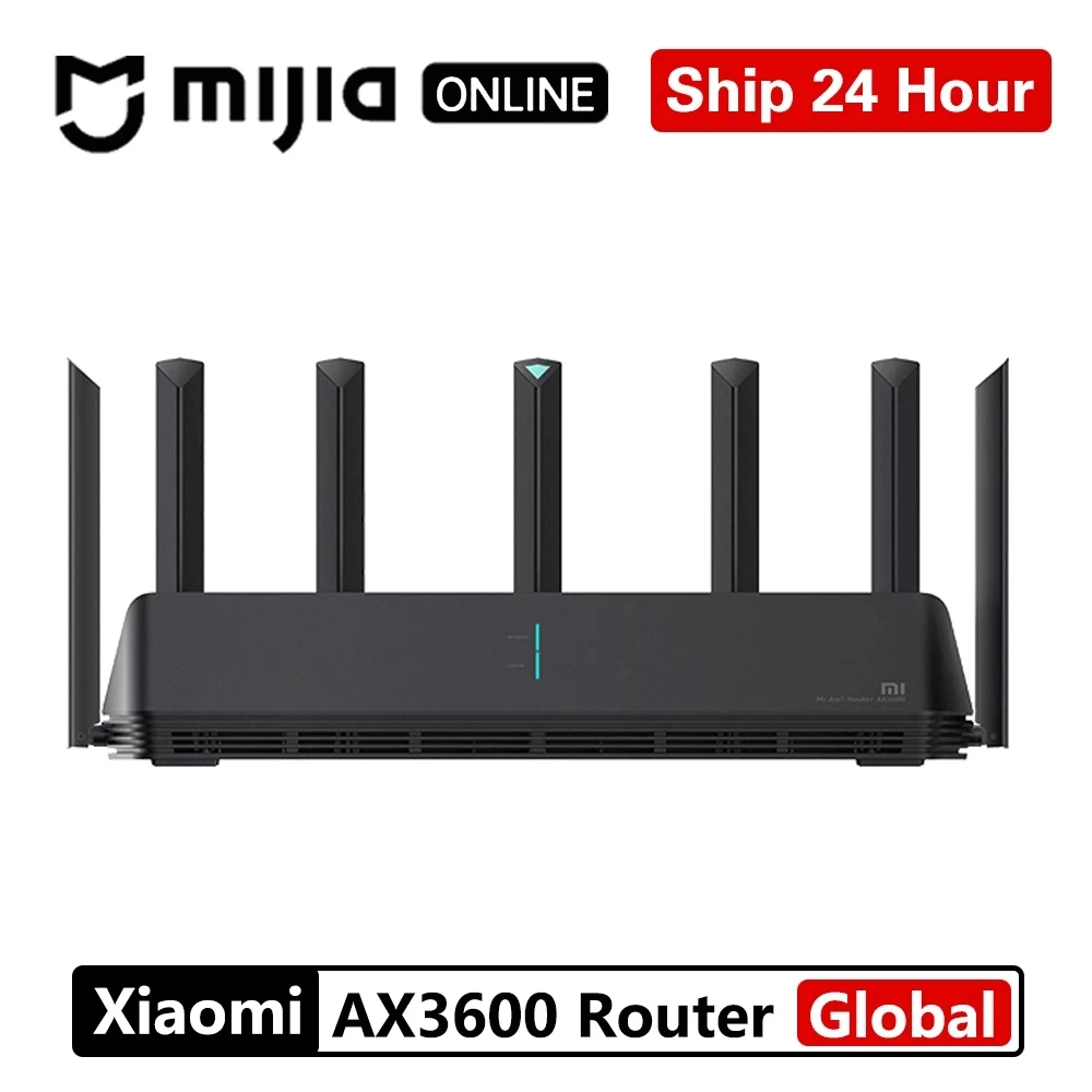 Xiaomi AX3600 AIoT маршрутизатор Глобальный 5G Wifi6 600 Мб двухдиапазонный 2976Mbs Gigabit Скорость