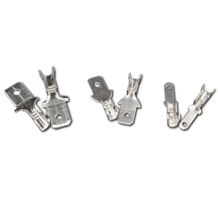 

50 pcs/lot 2.8 6.3 Insert Thickness 0.3 Crimp SpliceTerminals Wiring Spring Cold Pressed Female Tin Plating Wire Cable Connector